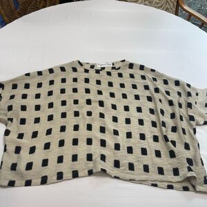 Organic Rags Lagenlook Taupe Top Blouse One Size